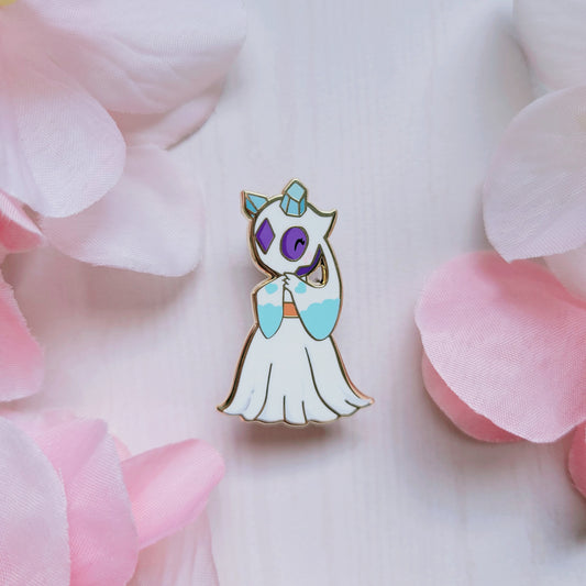 Frosty Lass enamel pin