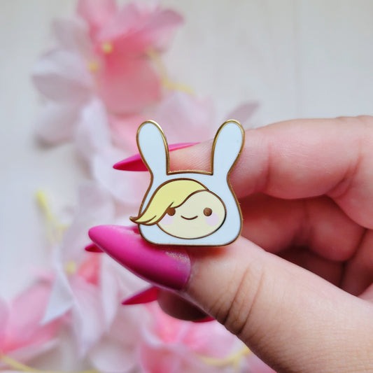 Fionna the Human enamel pin