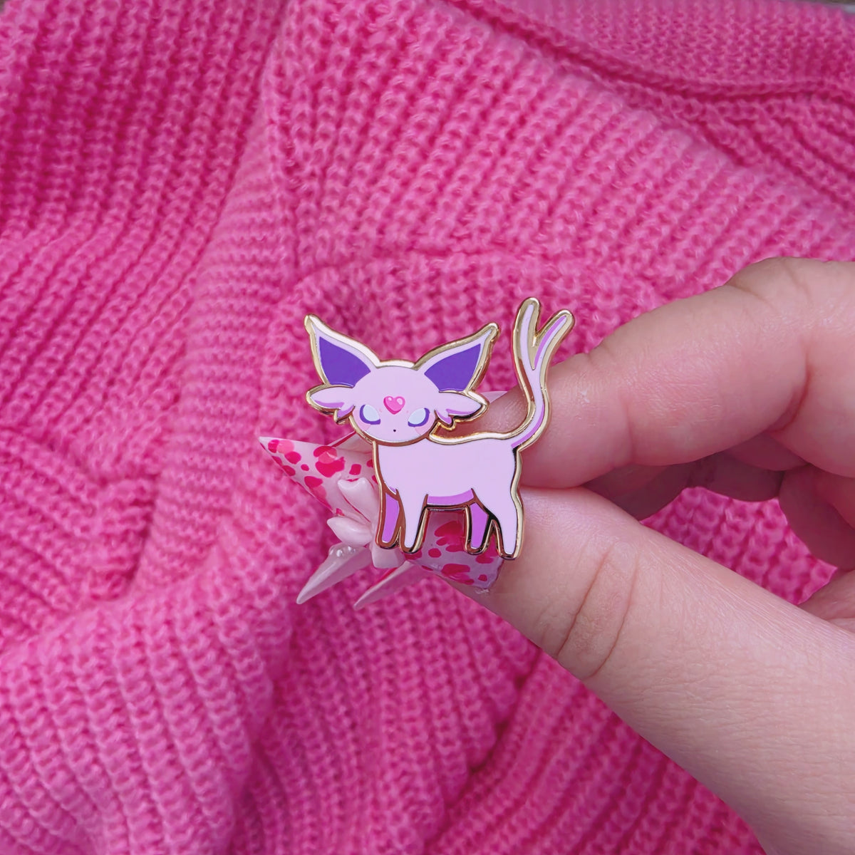 Psychic Veeveelution enamel pin