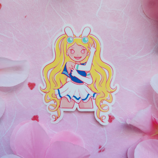 Magical girl Fionna vinyl sticker