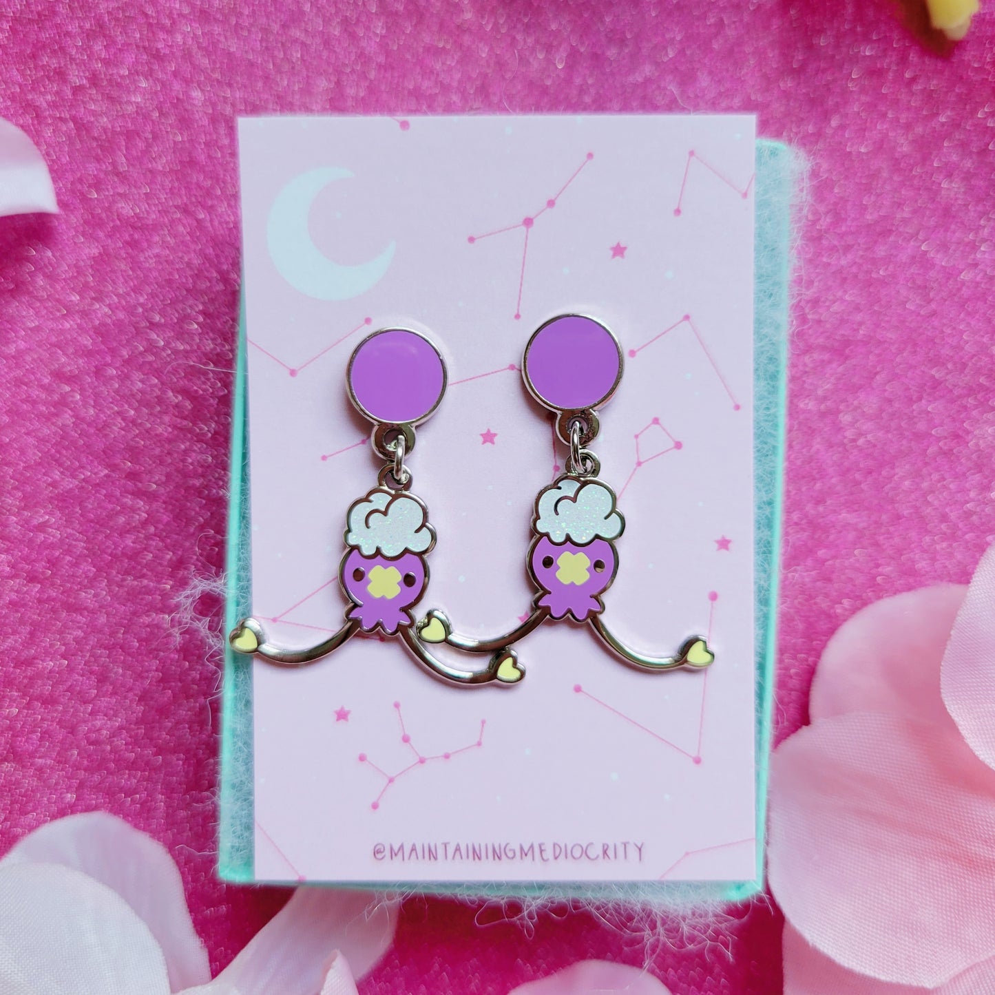 Starry Balloon stud earrings