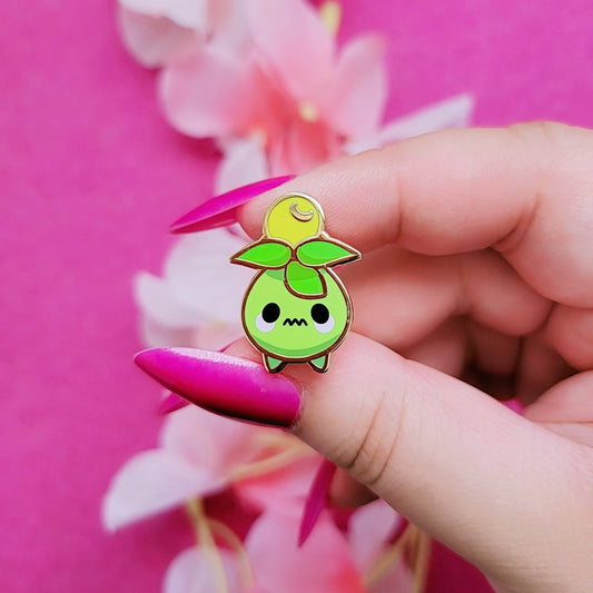 Smol Olive enamel pin