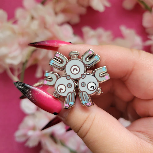 Magnet Trio enamel pin