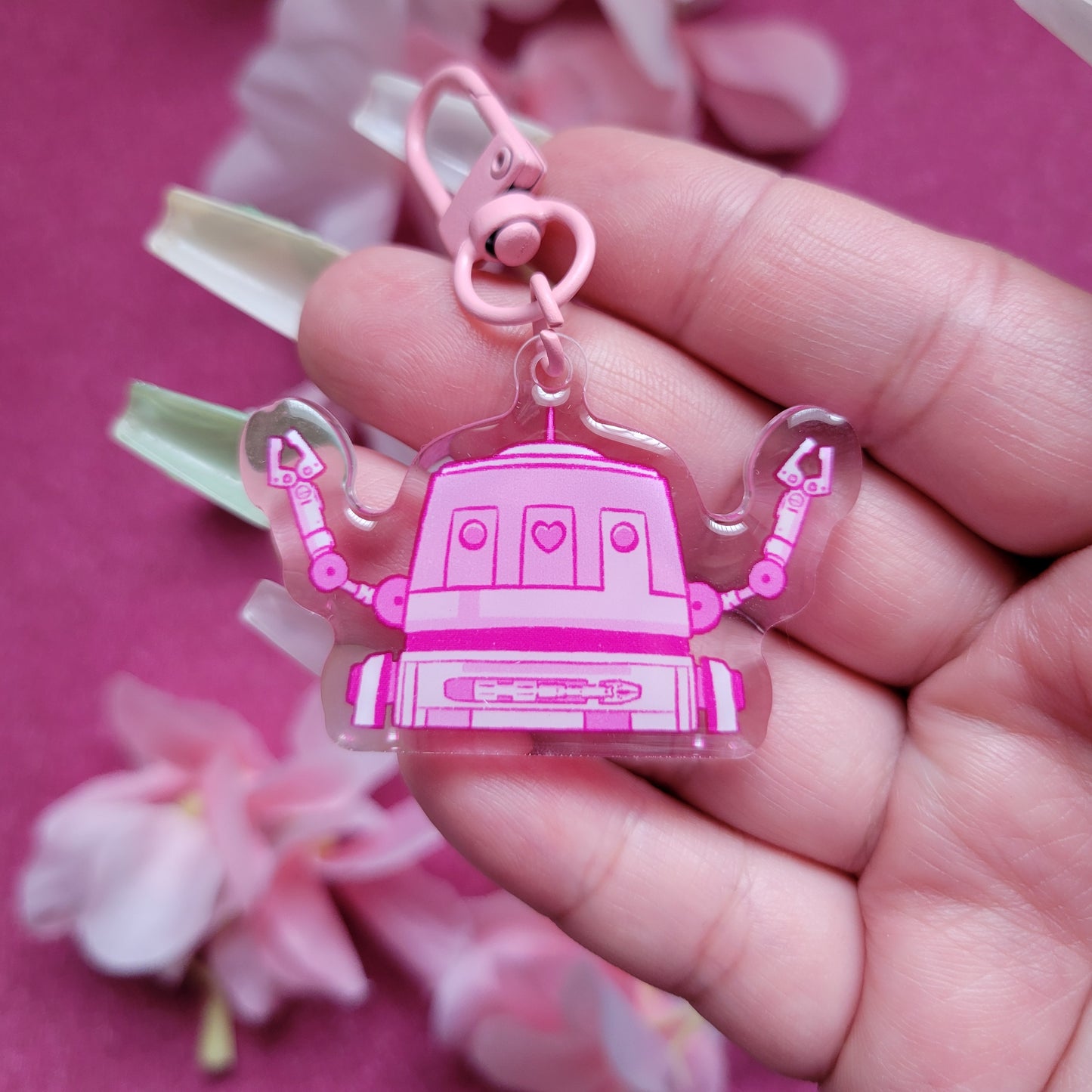 Chopper 2" acrylic keychain
