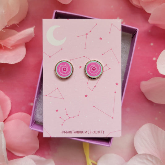 Steven's shield stud earrings