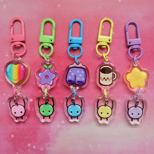 Junimo 1" linked acrylic keychain