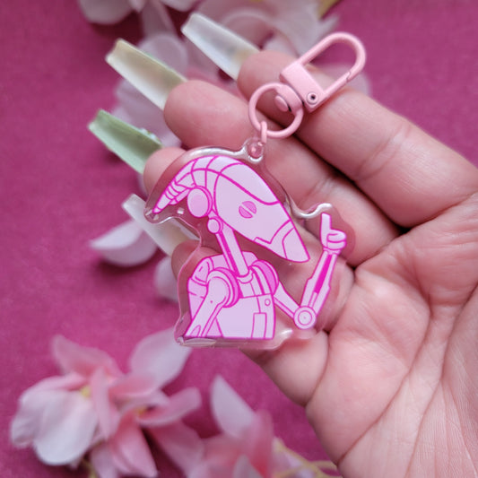B1 Battle Droid 2" acrylic keychain