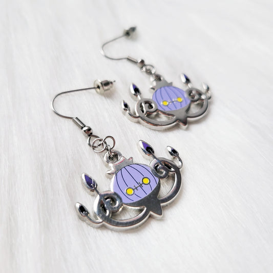 Chandelier stud and hook earrings