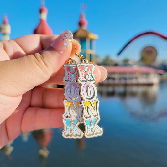 HONK dangle earrings