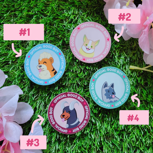 Official Good Boy vinyl sticker