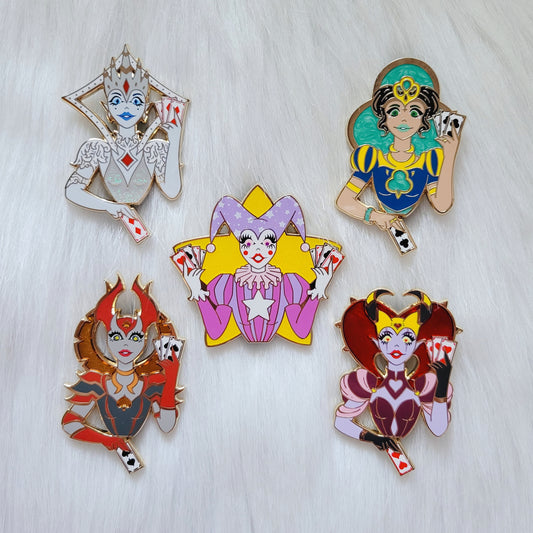 Queen of Cards BLIND BAG PINS