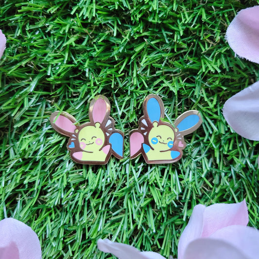 Bunny BFFs enamel pins