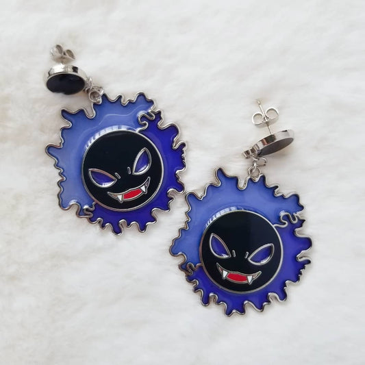 Grinning Ghost stud earrings