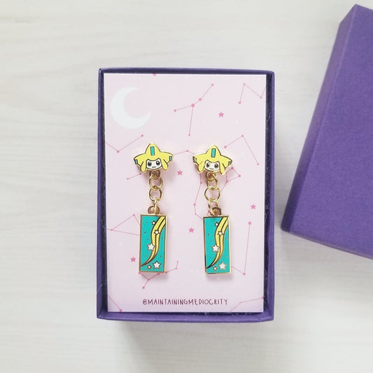 Wishful Star stud earrings