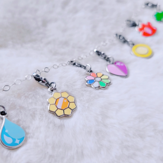 Indigo League charm bracelet