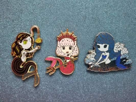MerMay mermaid hard enamel pins