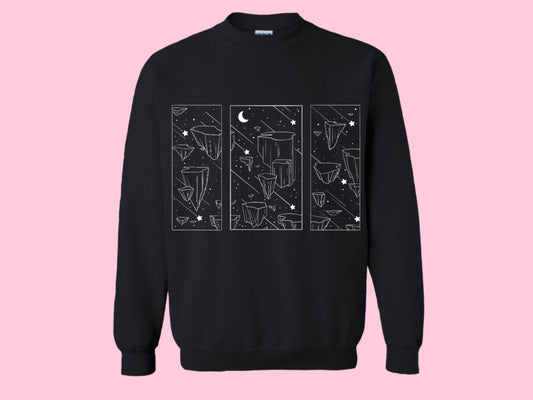 Lonely space crewneck sweater