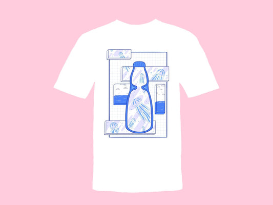 Ocean ramune graphic t-shirt