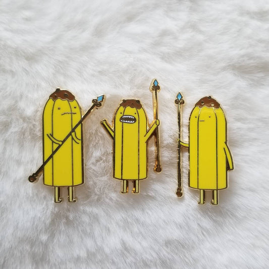 Banana guards hard enamel pins