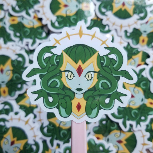 Medusa vinyl sticker