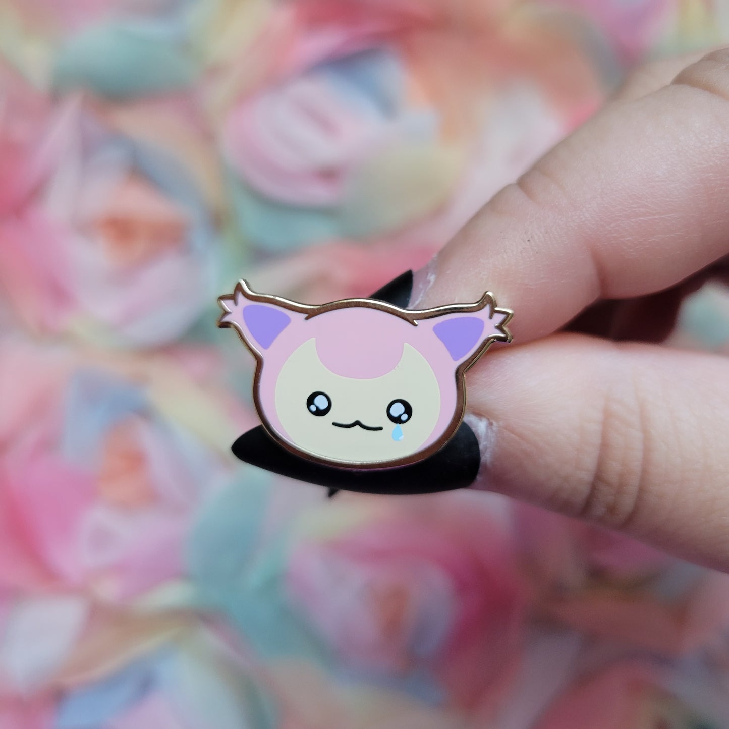 uwubaby kitty enamel pin