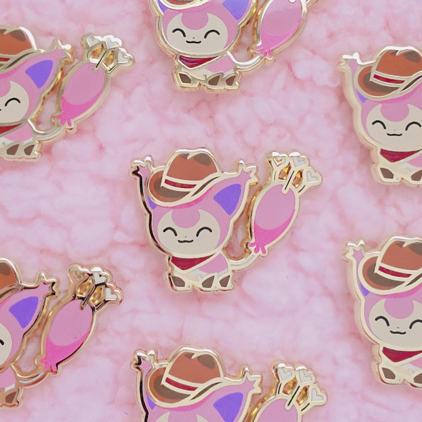 Yeehaw Kitty enamel pin
