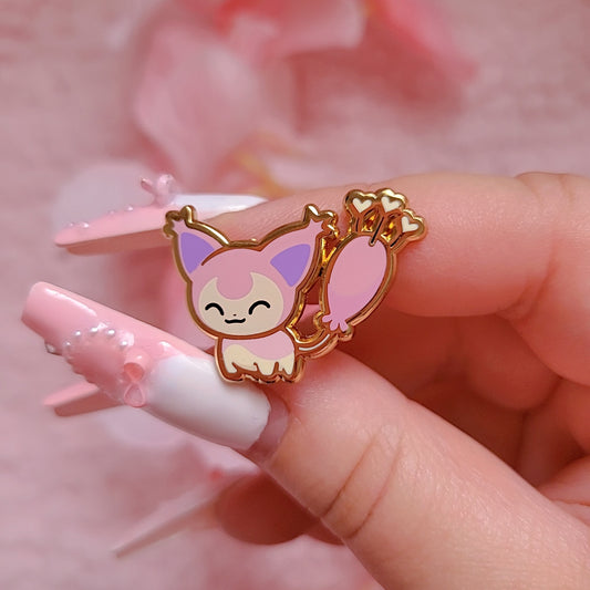 Kitty enamel pin
