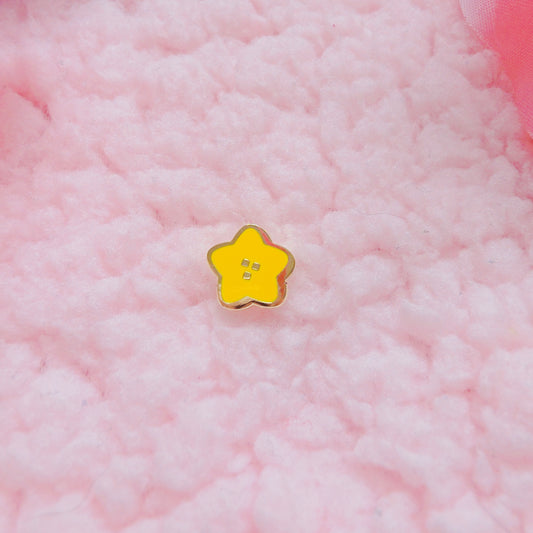 Starfruit mini pin and stud earrings