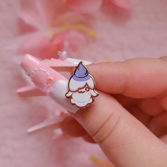 Baby wick enamel pin