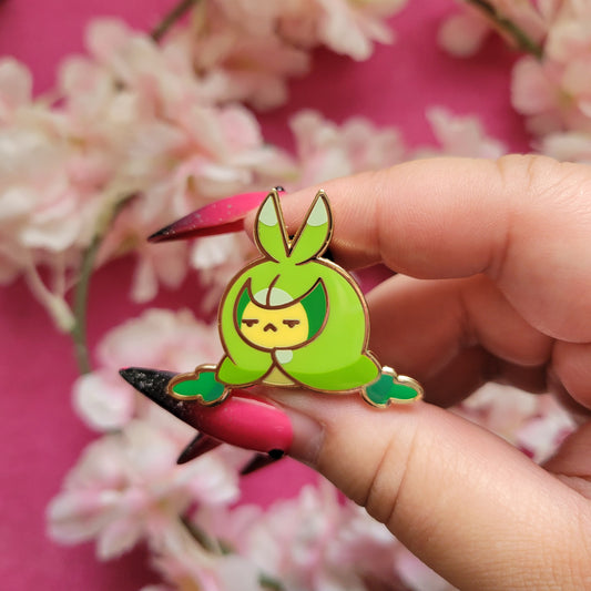 Swaddle Cocoon enamel pin