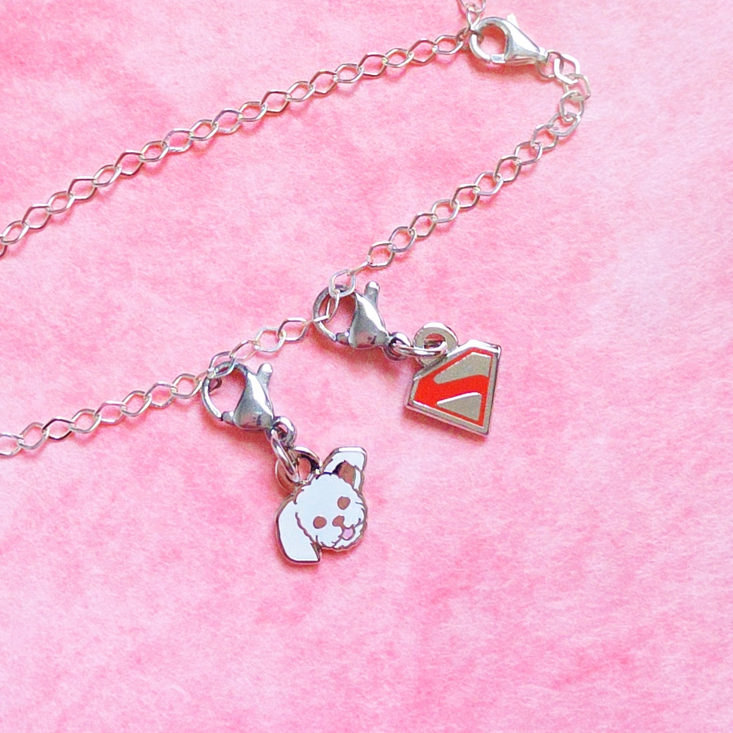 Superman and Krypto charms