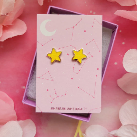 Steven's star stud earrings