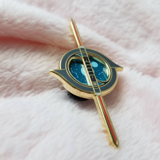 Seventh Sister Inquisitor spinning lightsaber pin